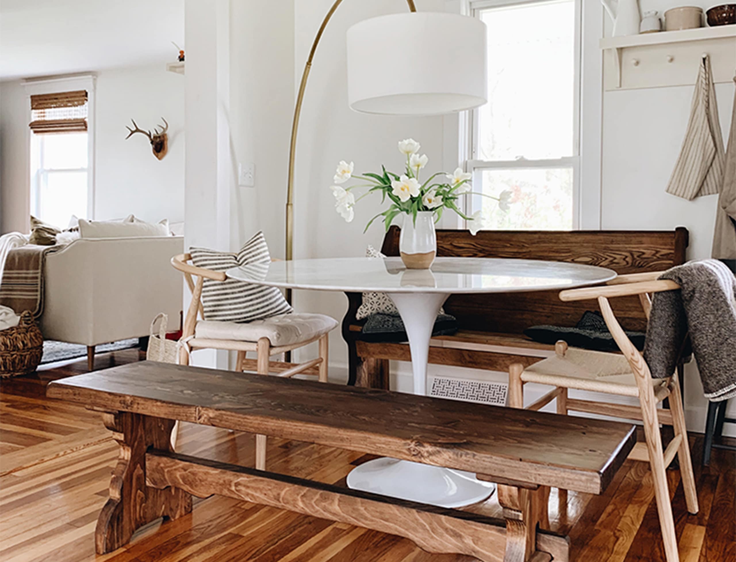 חידוש ספסל כפרי עם לזור לעץ Varathane