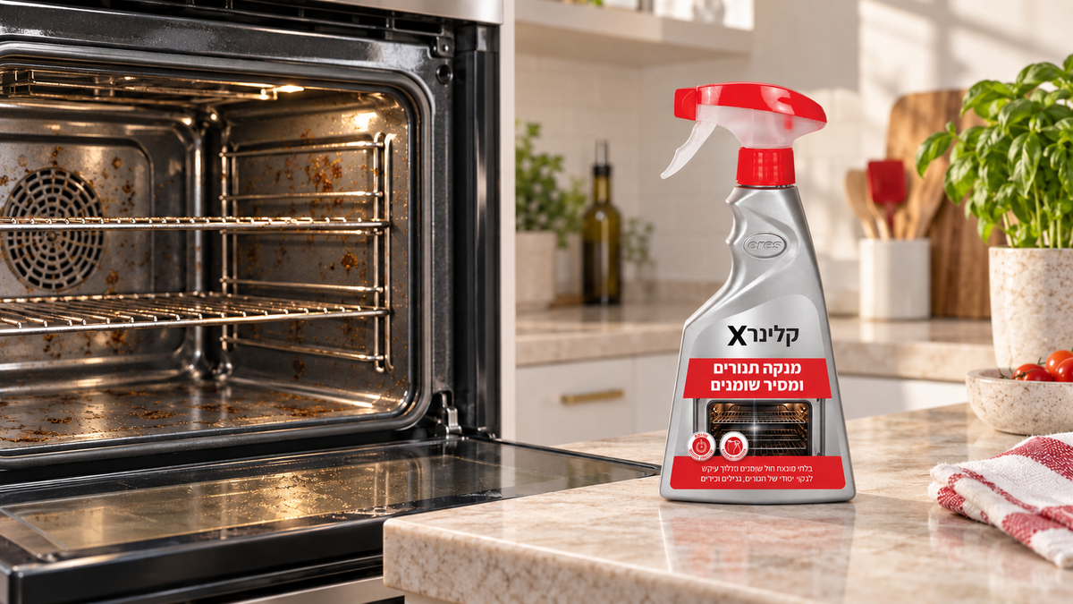 איך מסירים שומן שרוף מהתנור? מדריך לניקוי תנור, כיריים וגריל