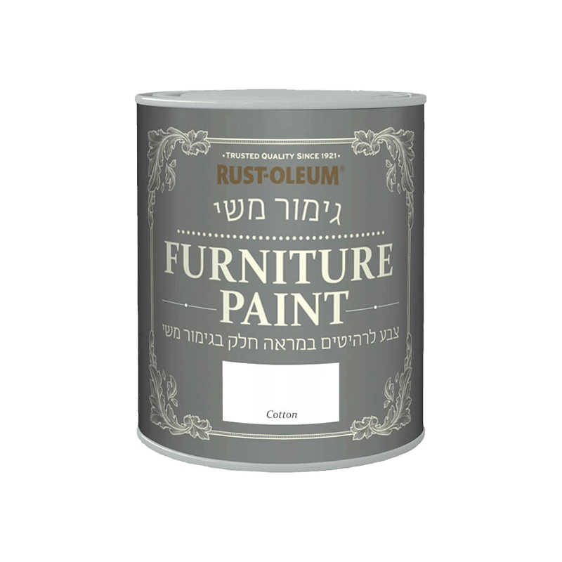 צבע לרהיטים בגימור משי Cotton 750 מ״ל