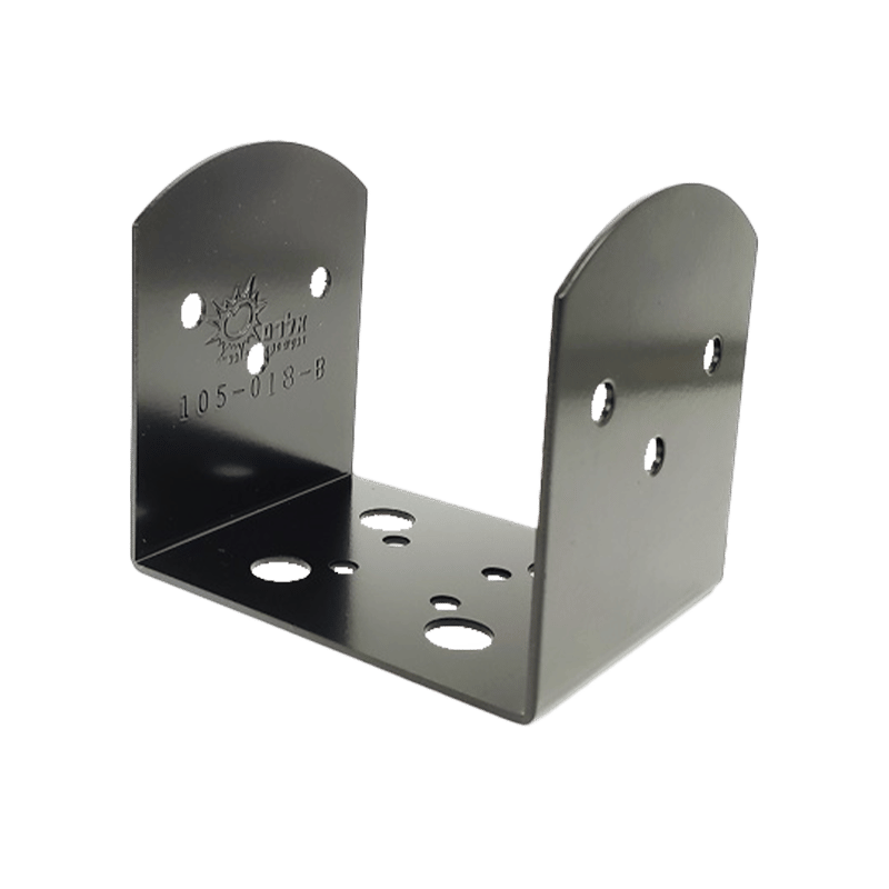 תושבת רצפה שחור 10*10