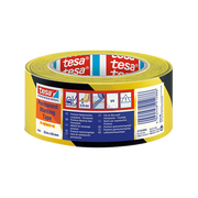 פלקס סרט לסימון רצפות 4169 Tesa צהוב שחור רוחב 50 מ"מ, אורך 33 מטר