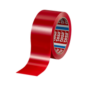 סרט אריזה אדום pvc לקרטונים 4104 Tesa אדום רוחב 19 מ"מ, אורך 66 מטר