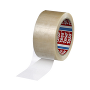 סרט אריזה PVC חד צדדי Tesa 4120 שקוף רוחב 50 מ"מ אורך 50 מטר