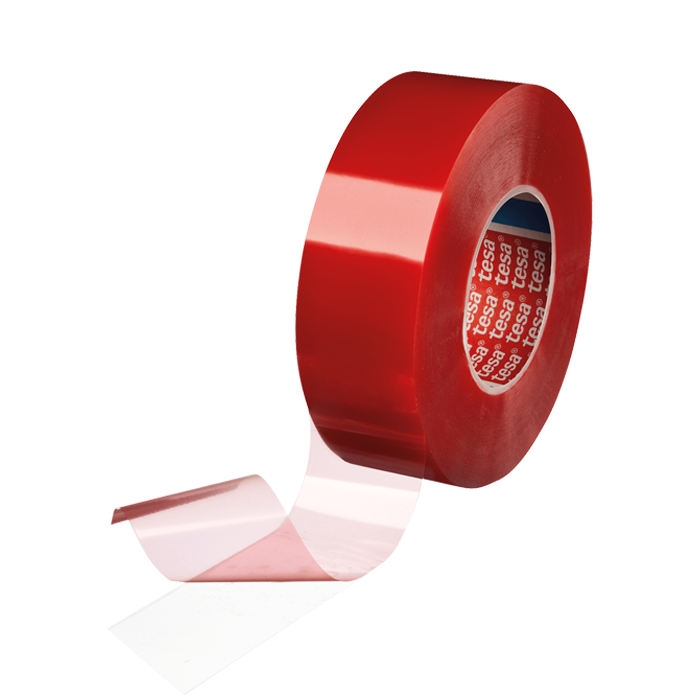 סרט דו צדדי שקוף לפלסטיק 4965 Tesa שקוף רוחב 50 מ"מ, אורך 50 מטר