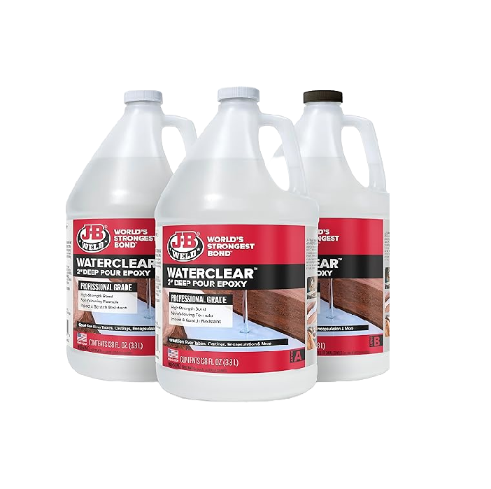 אפוקסי ליציקה Waterclear שקוף 3.79 ליטר