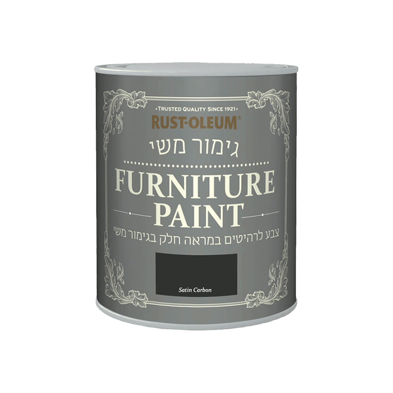 צבע לרהיטים בגימור משי Carbon 750 מ״ל