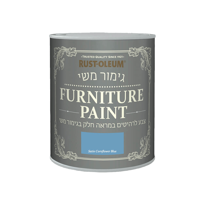 צבע לרהיטים בגימור משי Cornflower Blue 750 מ״ל