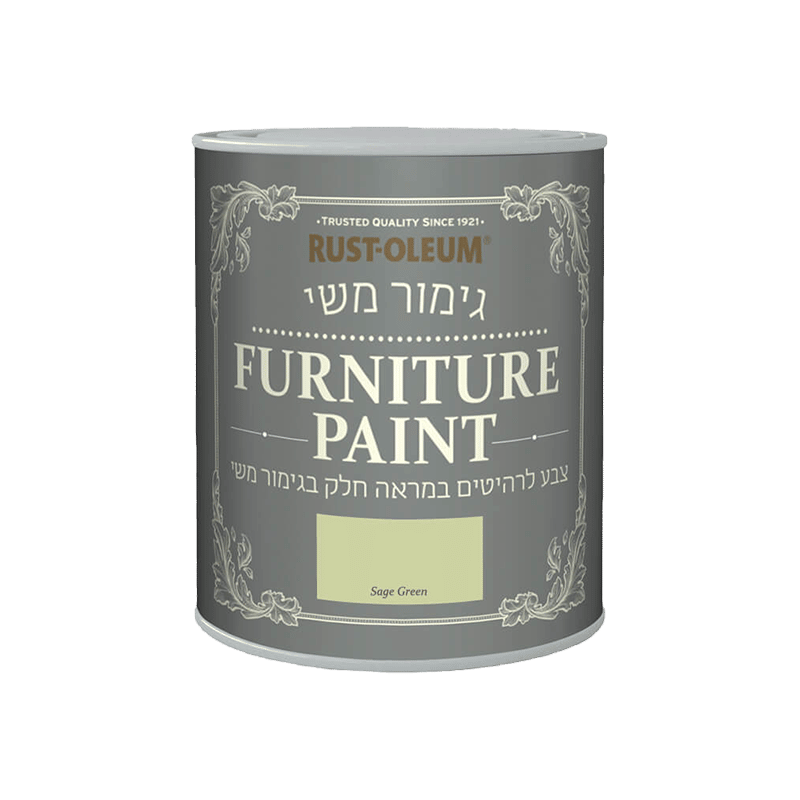 צבע לרהיטים בגימור משי Sage Green 750 מ״ל