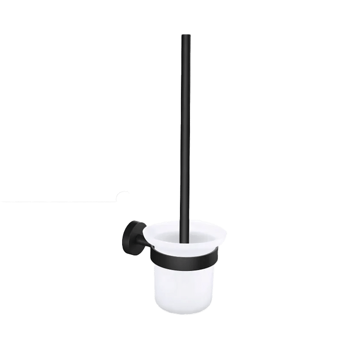 מתקן למברשת ניקוי אסלה Tesa 40302 שחור מט וזכוכית חלבית 1 יחידה