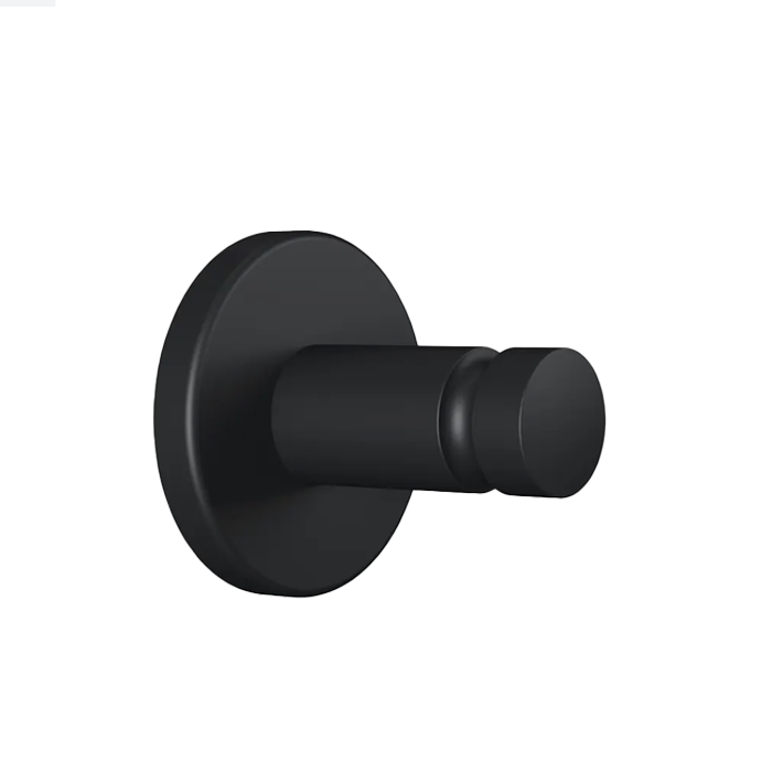 וו תלייה למגבת Tesa 40304 שחור מט אל חלד 1 יחידה