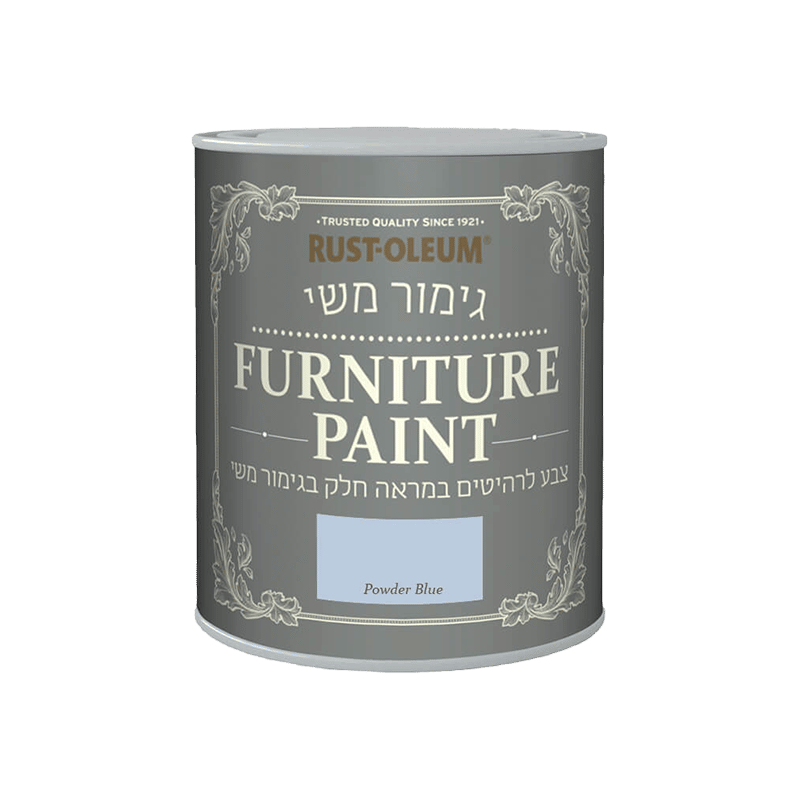 צבע לרהיטים בגימור משי Powder Blue 750 מ״ל