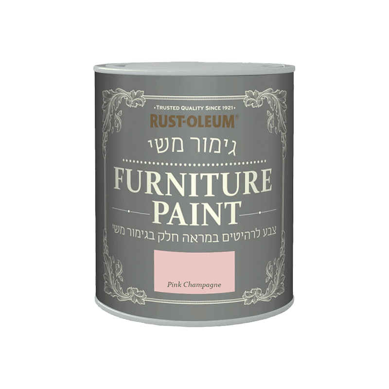 צבע לרהיטים בגימור משי Pink Champagne 750 מ״ל