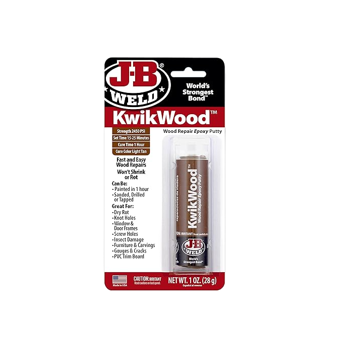 פלסטלינה אפוקסית לעץ KwikWood חום בהיר 28 גרם