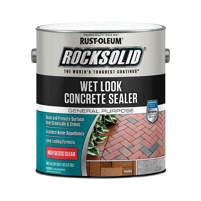 סילר לבטון במראה רטוב על בסיס מים שקוף 3.78 ליטר