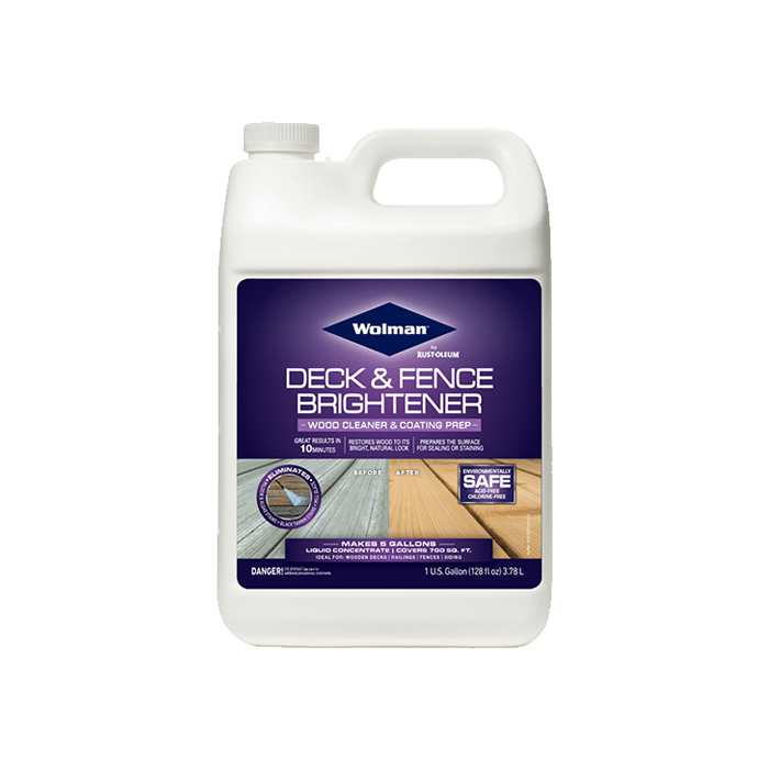 חומר ניקוי לעץ - DECK & FENCE שקוף 3.79 ליטר