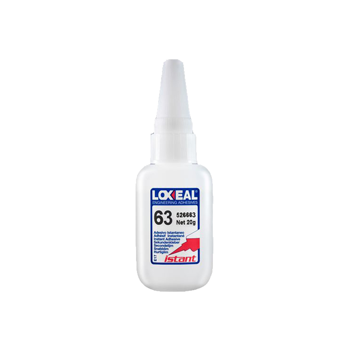 דבק מהיר לוקסיל לא מלבין צמיגות נמוכה 63 שקוף 18.70 גרם