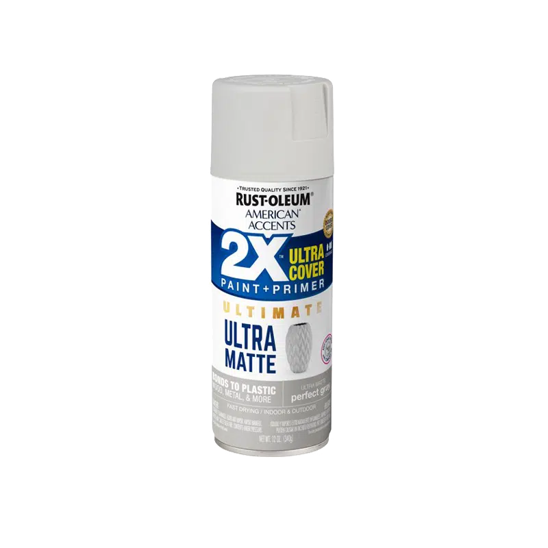 ספריי צבע 2X אפור מושלם מט 340 גרם