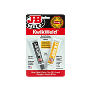 דבק אפוקסי דו רכיבי מהיר מחוזק בפלדה שקוף 56.8 גרם