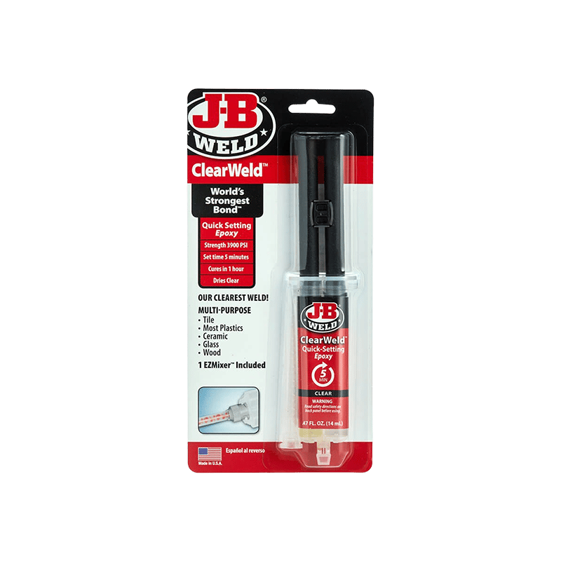 דבק אפוקסי דו רכיבי לשימוש חד פעמי שקוף 14 מ״ל