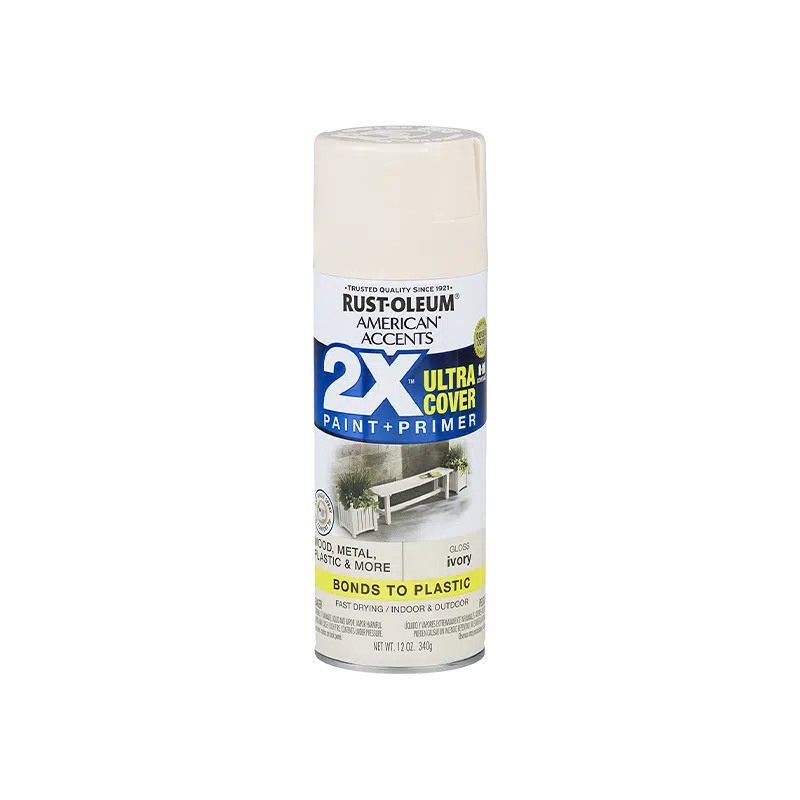 ספריי צבע 2X שנהב מבריק 340 גרם