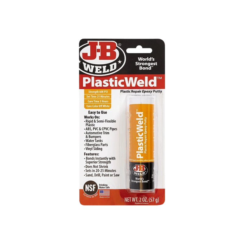 פלסטלינה אפוקסית לפלסטיק חלבי 57 גרם