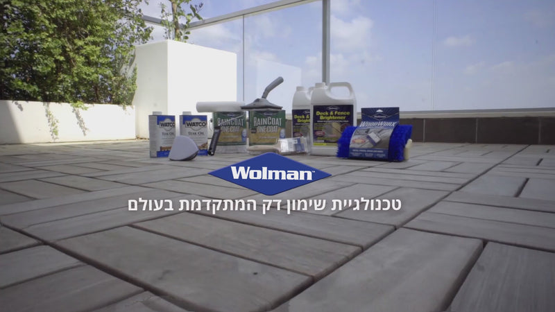 חומר ניקוי לעץ – DECK & FENCE