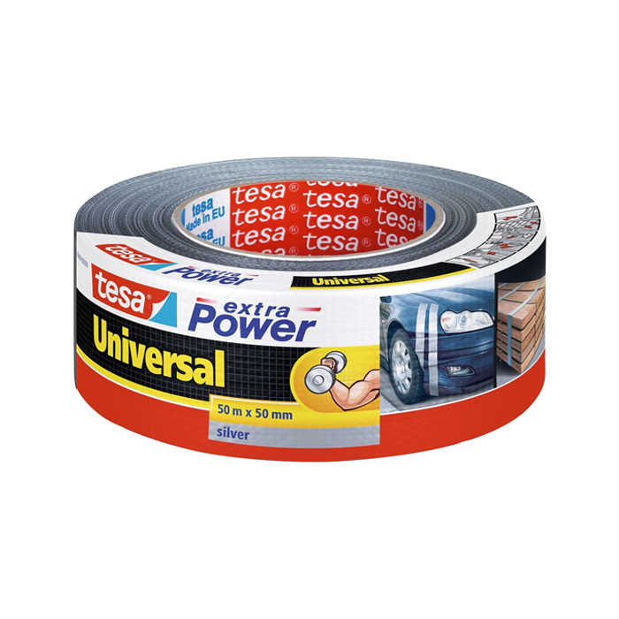 איזולירבנד חבלה מחוזק סיבים Tesa XP 56388 אפור רוחב 50 מ"מ, אורך 25 מטר